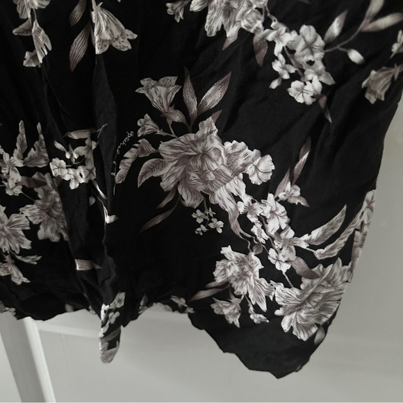 Spiritual Gangster Maya Black Floral Kimono Women’s One Size Swim Coverup Beachy - Picture 15 of 16